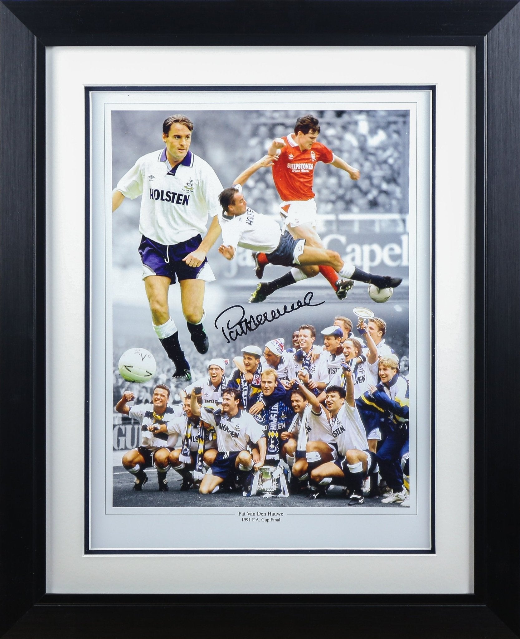 Pat Van Den Hauwe Signed 12x16 Photograph Framed Display - Memorabilia Framers Shop